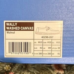 Hey Dude Casual Tan Canvas Shoes